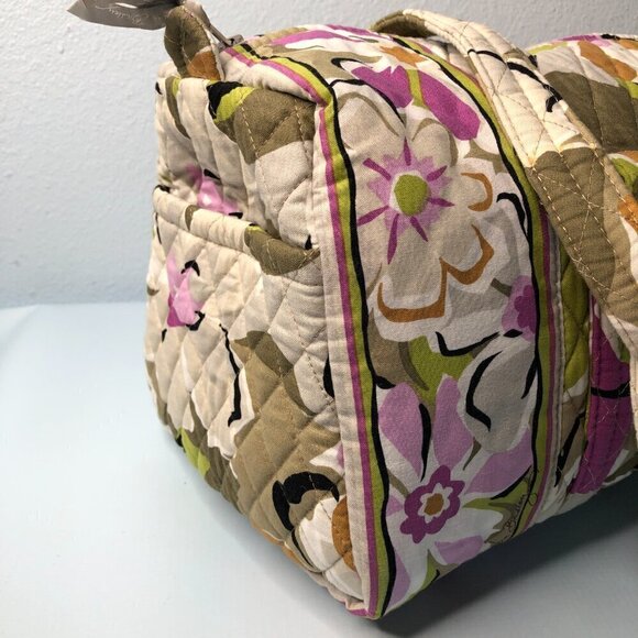 Vera Bradley Portobello Road Floral Quilted Duffel Weekender Travel Bag - Picture 3 of 6